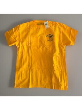 Well Worn Mens Reel Good Time Fishing Charters Gold Shirt New L